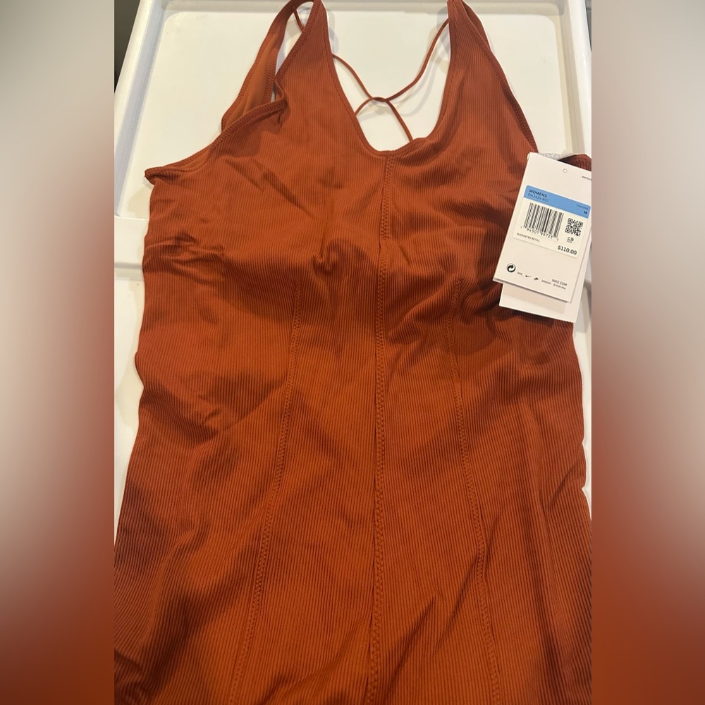 Rust color, Nike jumpsuit